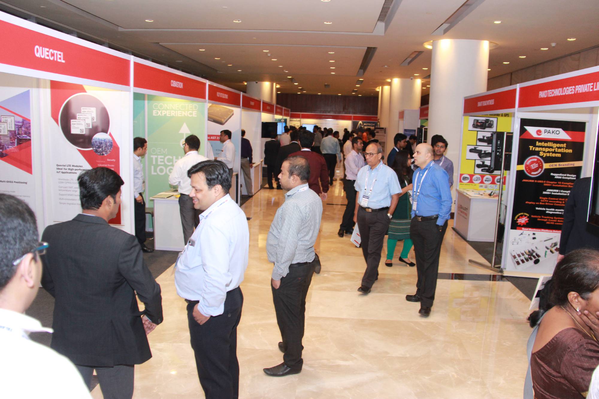 Gps trackers manufacturers in india - Transync stall at telematics india